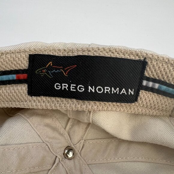 Greg Norman Hat Men Strap Back Shark Tooth Falcons Fire Golf Club Hype Core Cap - Picture 12 of 13